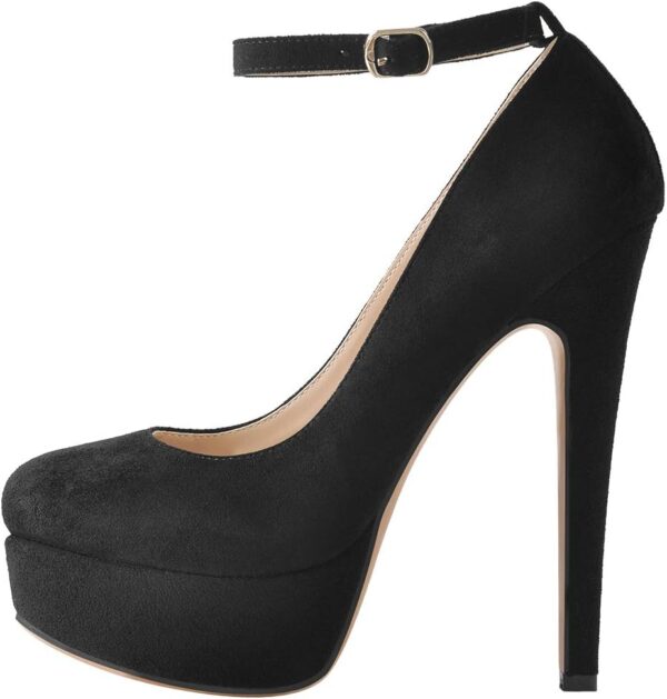 Double Platform Stiletto High Heel Pumps